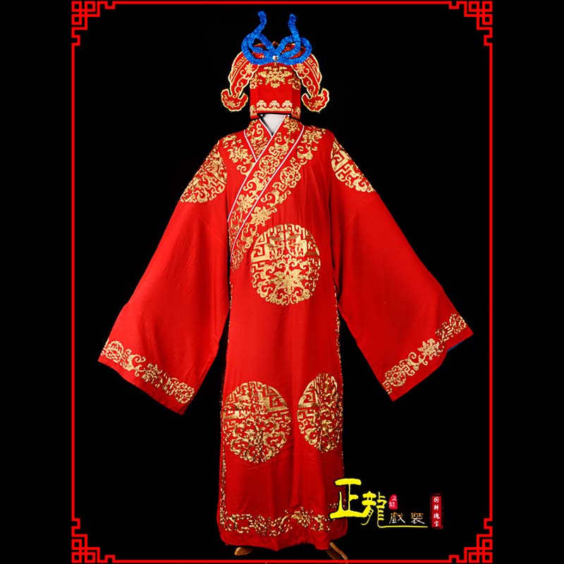 河曲武生服装软绉全金武生衣